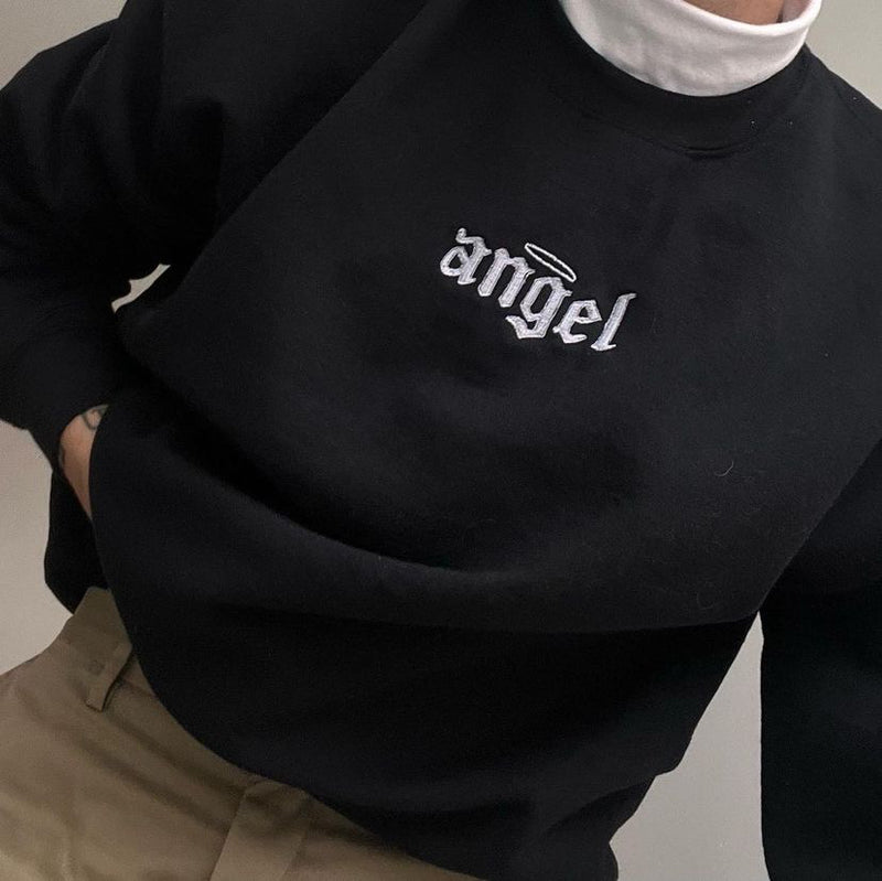 Black Angel Crewneck